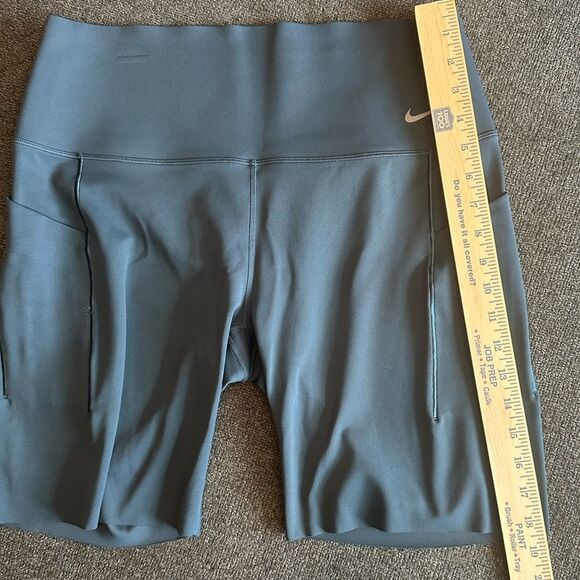 Nike Universa Medium Support High Rise 8” Bike Short Navy Blue Size XL - Picture 6 of 6